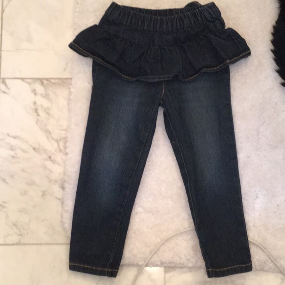 Gymboree skinny leg pullon jeans worn once 18-24M